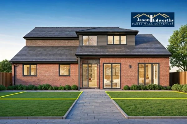Home extension focusing on boundary line Portsmouth